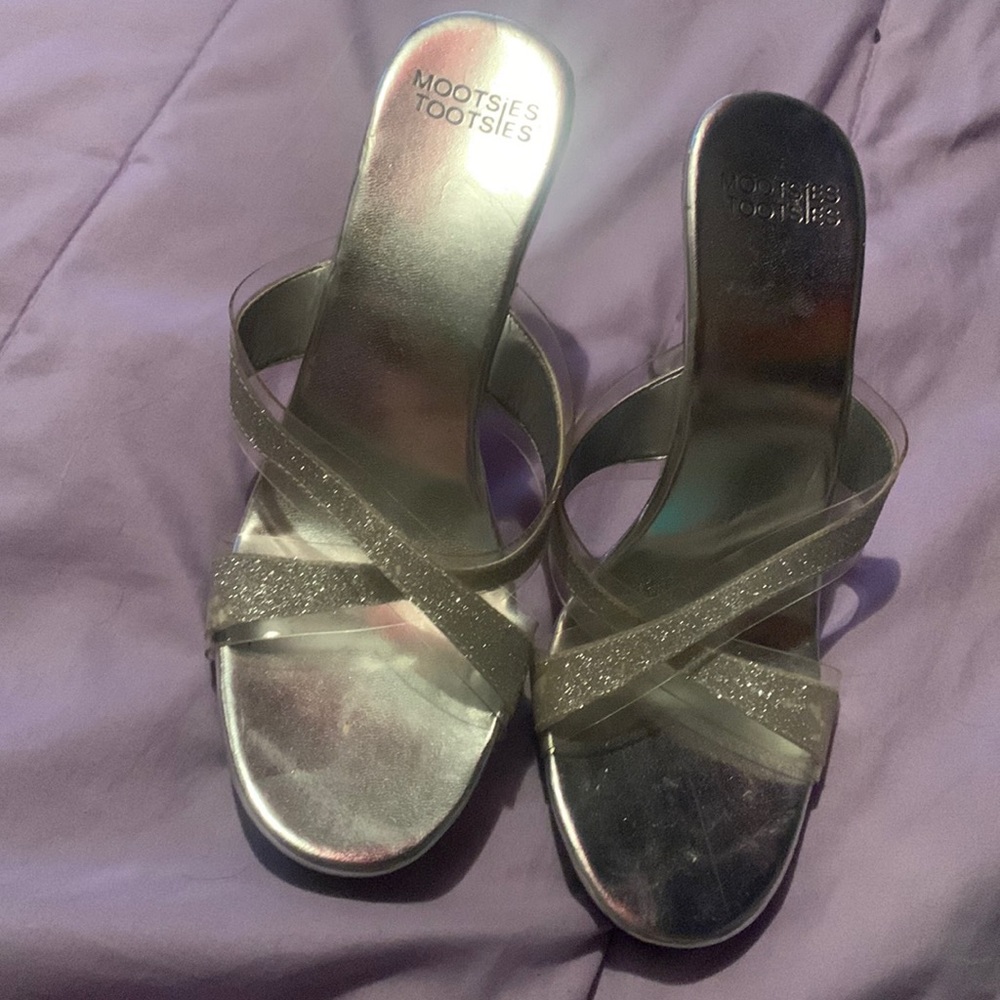 Silver heels